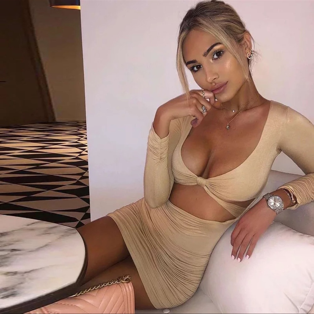 Nude dress